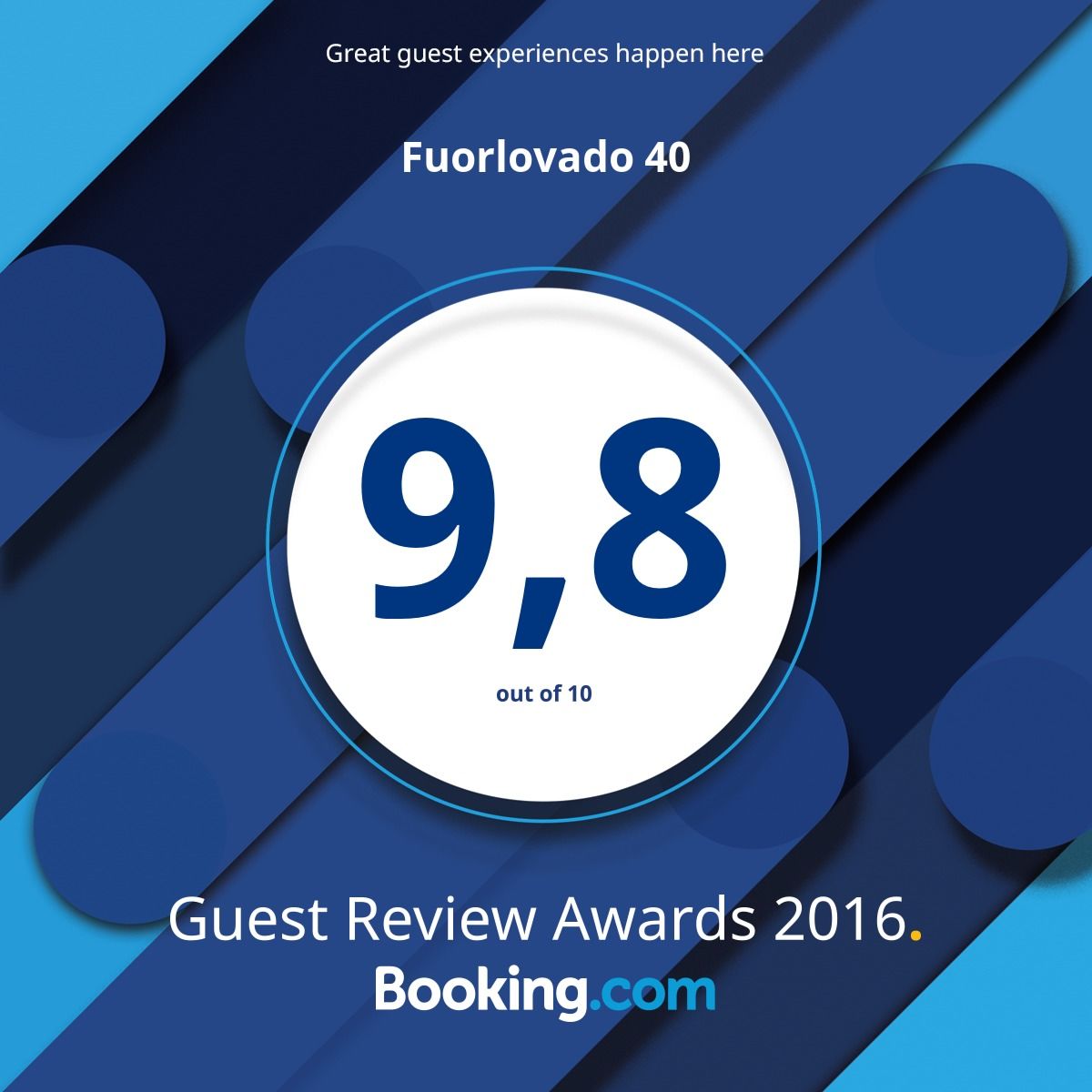 booking award 2016